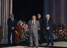 Ceremony of farewell with Magsud Ibrahimbeyov. Azerbaijan, Baku 23 match, 2016 